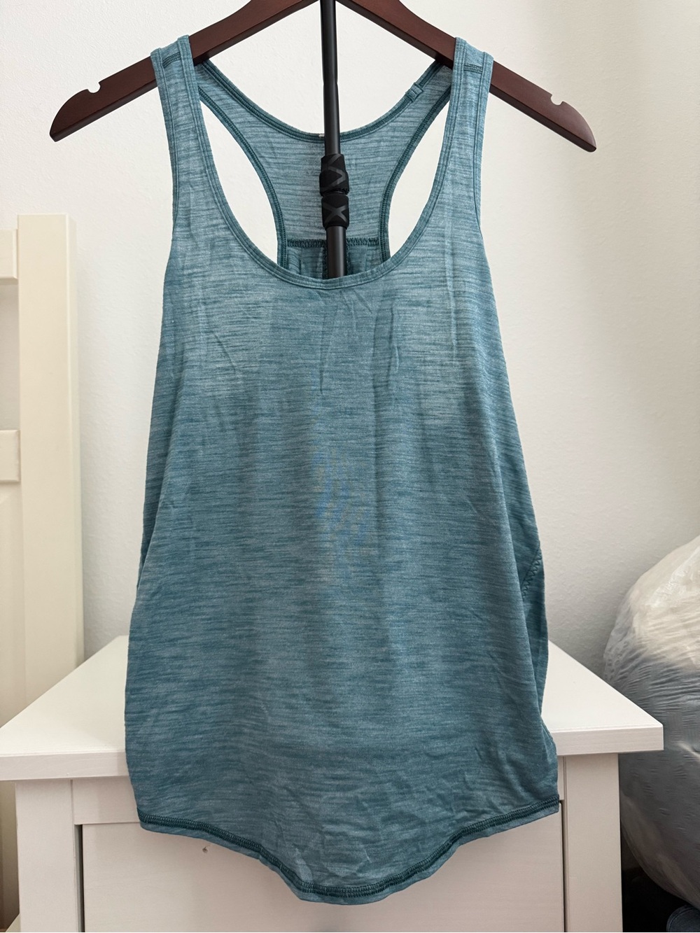 lululemon athletica Teal Heather Racerback Tank